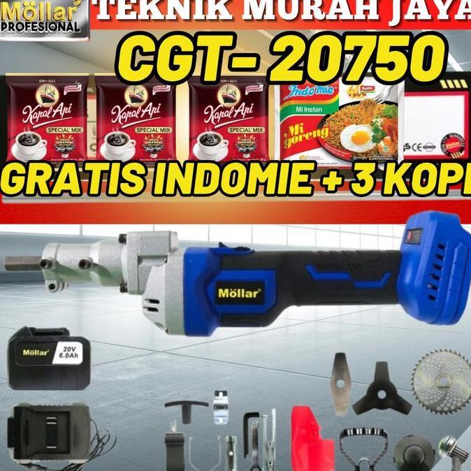 Terlaris Mollar Cgt20750 Pemotong Rumput Brushless Cordless Cdgt20750 (Sisa Cgt20600)