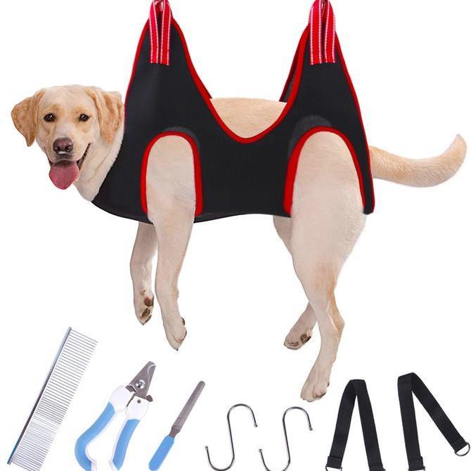 Pet Grooming Hammock - Hammock Assistant Untuk Pet'S Nail Cutting Grooming Hammock Kucing Grooming B