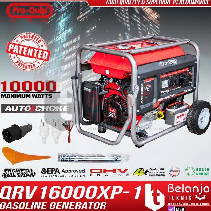 Terlaris Mesin Genset Bensin Proquip Qrv16000Xp Generator Gasoline Qrv16000 Xp 10000 Watt Qrv 16000 