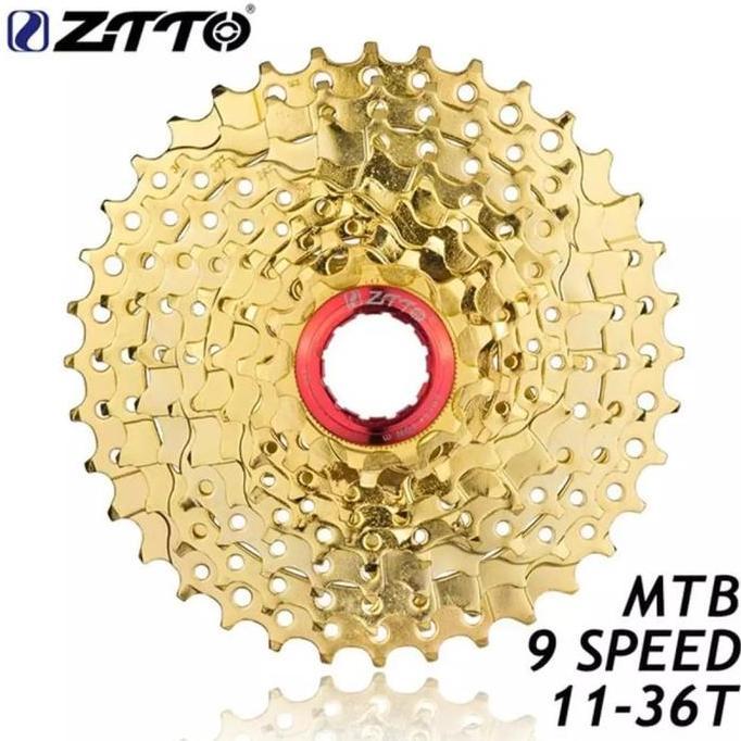 Sprocket 9 Speed 11-36 Gold