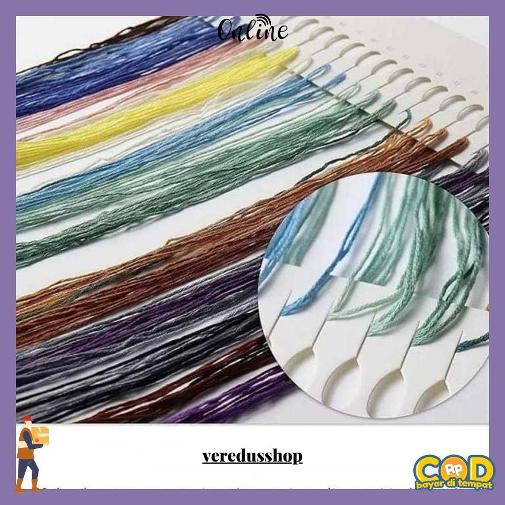 Cross Stitch Pattern Kristik Modern Paket Kristik Orchid Cross Stitch Custom Ukuran Besar 40X50Cm Gr