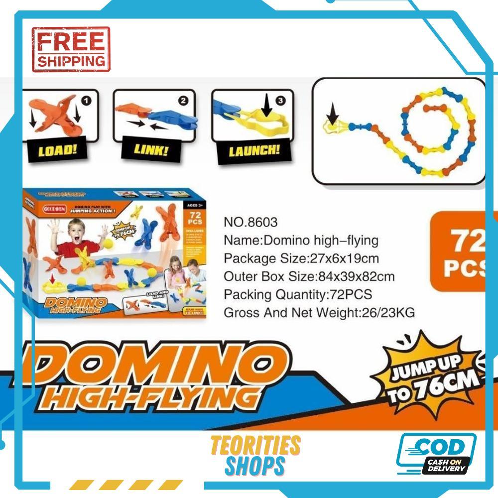 Termurah Mainan Anak DOMINO HIG-FLYING 72PCS 8603 Mainan Game Board Family Kid Mainan Anak - RO30-20