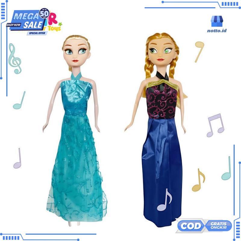 Cuci Gudang Mainan Anak PR-17537 DIVERSITY FASHION Boneka Musik Cantik Anak Perempuan Nyanyi Gaun Pa