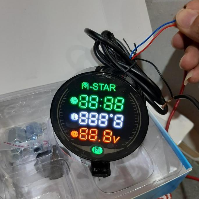 Voltmeter Jam Celcius Voltmeter 3 In 1 Bulat Protaper