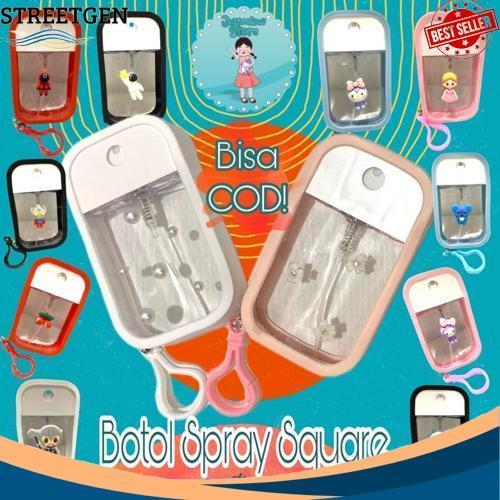 New Botol Spray Gen 2 Square Gantung/Botol Spray Handsanitizer Pocket Isi Ulang Lucu/Tempat Hand San