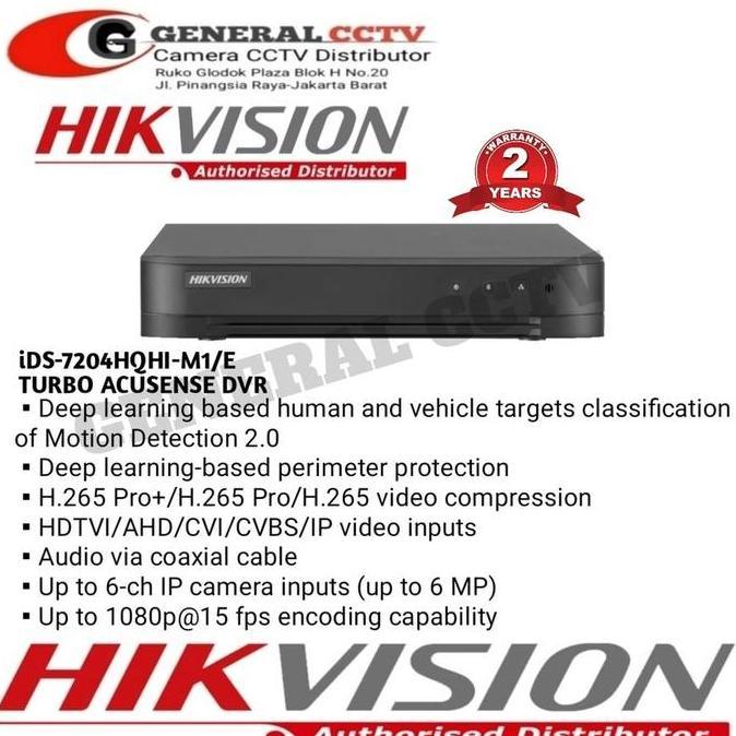 Hikvision 7204 Hqhi-M1/E Dvr 4Channel Turbo Hd Dvr