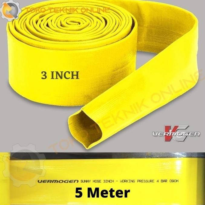 TERMURAH - Selang Pompa Alkon 3 Inch - 5 Meter - Sunny Hose - Vermogen