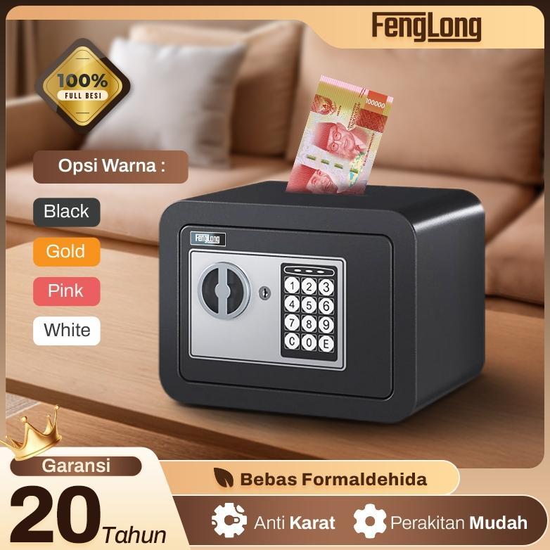 FENG LONG BRANKAS MINI BRANKAS UANG DAN EMAS BERANGKAS UANG BRANKAS UANG MINI SAFETY BOX MINI