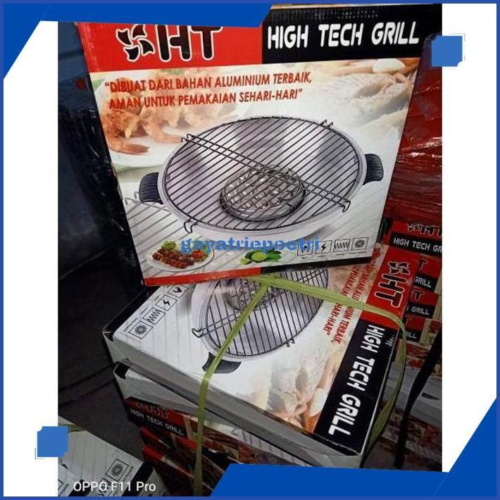 fj-44 Grill Alat Pemanggang Sate Panggangan Barbeque Grill Wajan panci serbaguna happycall happy cal