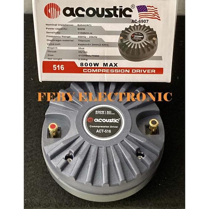 New- Driver Tweeter Acoustic ACT 516