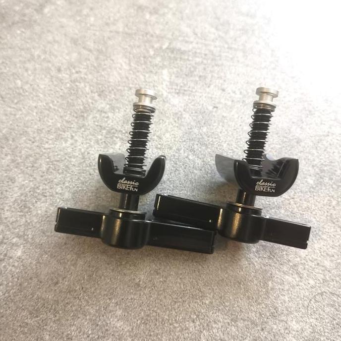 Hinge clamp BIKEFUN black N kreuz 3sixty sepasang