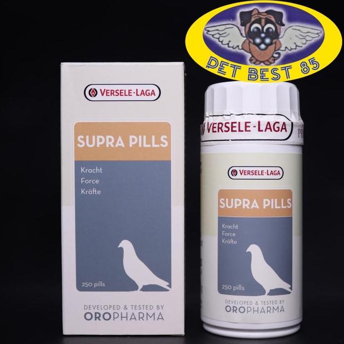 Supra Pills 10 Pill Herbal Merpati Balap Penambah Kecepatan Balap Made in Belgium Pengandung Fenugre