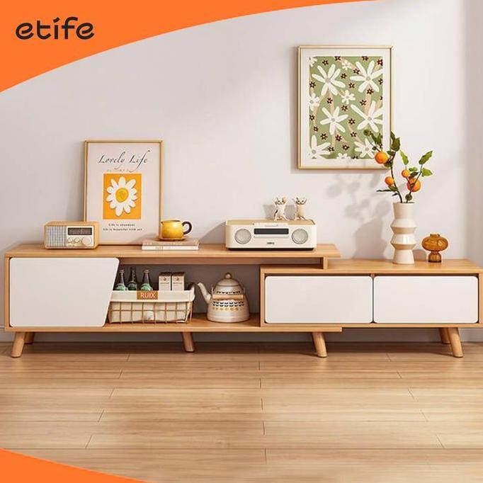 Terlaris Etife Furniture Meja Tv / Rak Tv / Lemari Tv / Meja Tv Minimalis Modern / Rak Tv Minimalis 