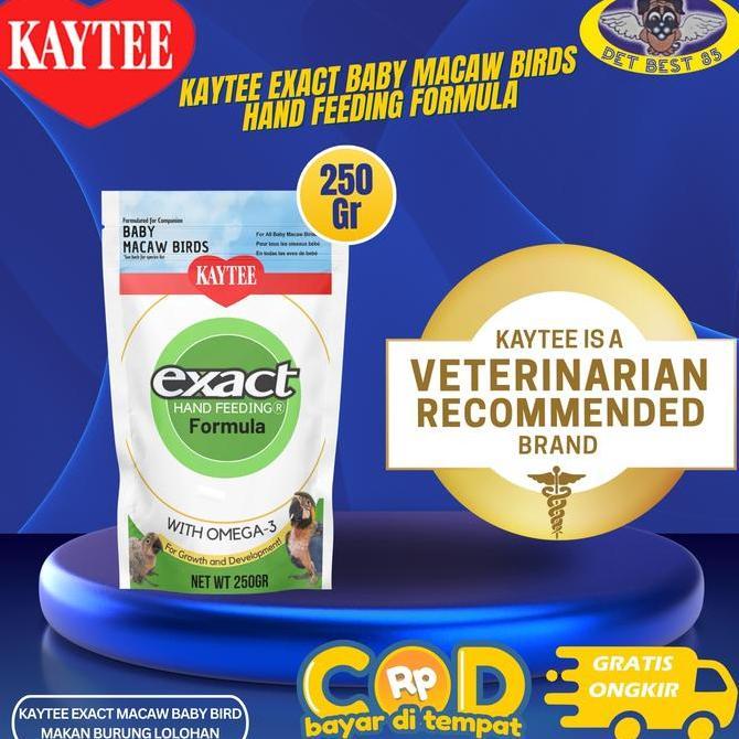 Kaytee Exact Macaw Baby Birds 250gr Birdfood/ Makanan Burung Lolohan Kaytee HandFeeding Macaw