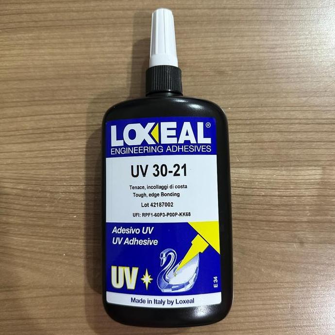 Lem Kaca UV Transparant 250 ml UV Curing Light Adhesives Lem Kaca UV Loxeal