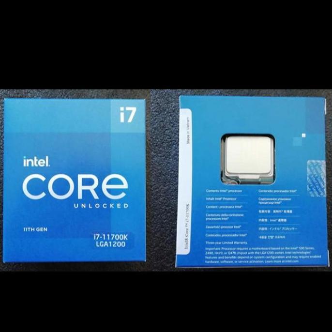 TERBARU - Processor Intel Core i7 11700K 3.6Ghz Socket 1200