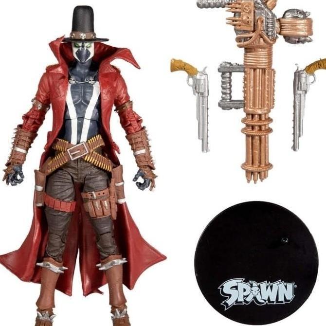Grosir Mcfarlane Toys Spawn Gunslinger 7" Action Figure With Gatling Gun