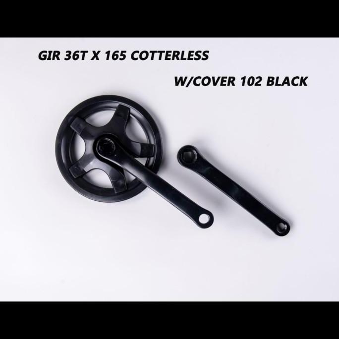 gir crankset crank set single speed sepeda lipat mtb 36T by united