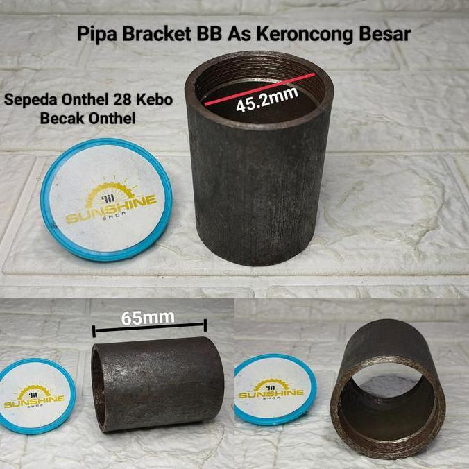 Pipa Rumah BB Bottom Bracket As Keroncong Besar Sepeda Onthel 28 Becak