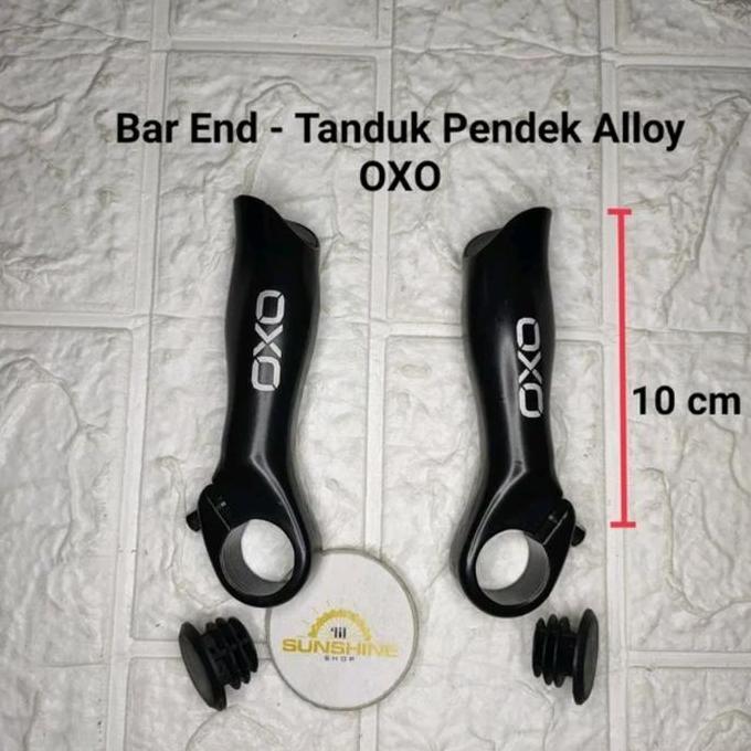 Bar End Tanduk OXO Alloy Stang Handlebar Sepeda MTB Federal Lipat Seli Folding Bike Fixie Jumlah Sep