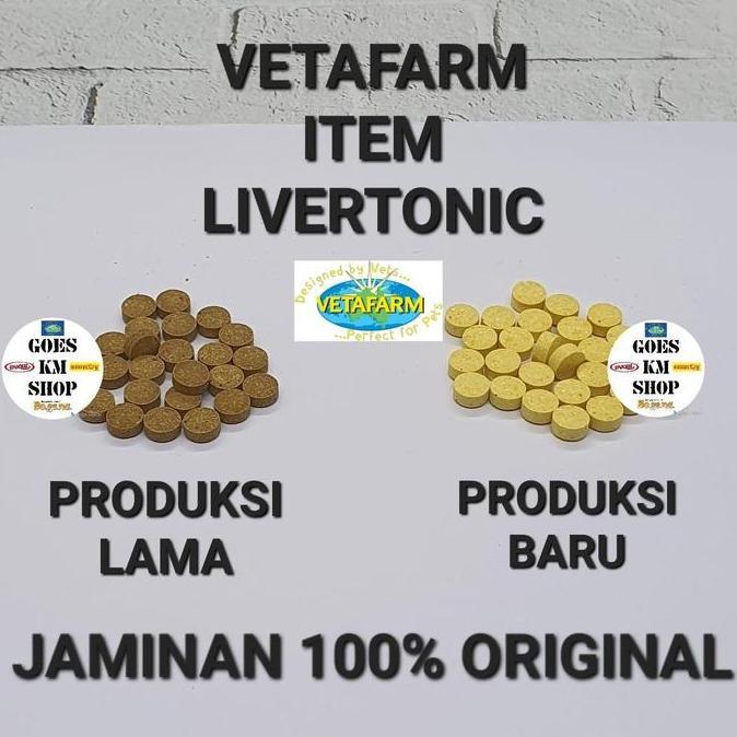 VETAFARM LIVERTONIC/LIVERCLENS VETAFARM ECERAN UNTUK MERPATI