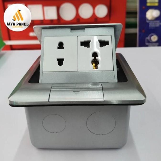 Promo stop kontak lantai schneider 2pin + 3pin Diskon