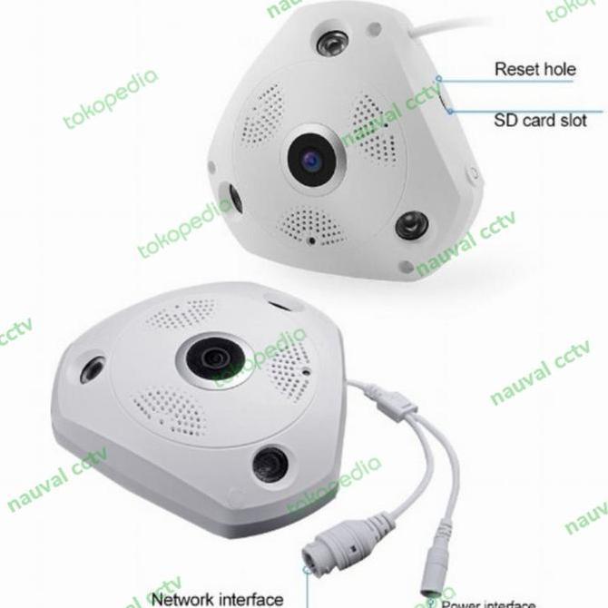 Vr Cam 360 / Ip Cam Vr Ip Pro Wireless Fish Eye 360,3D Panoramic 1.3Mp