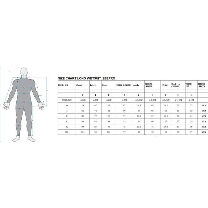 Terjangkau Long Wetsuit Scuba Diving Zeepro Stretch 5Mm Baju Selam Panjang Pria
