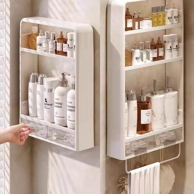 Rak Kosmetik Multifungsi Rak Gantung Dinding Dengan Peat Rak Multifungsi Untuk Dapur Kamar Mandi Rak