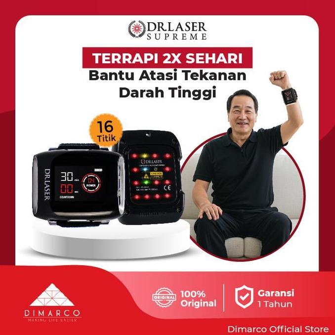 Qiaman89 - Dr Laser Supreme 16 Titik - Alat Terapi Hipertensi Kesehatan