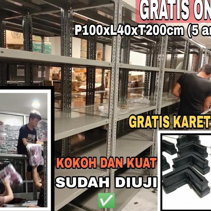 Terlaris Rak Besi | Rak Gudang | Rak Buku | Rak Siku | Rak Besi Siku | Rak Baju
