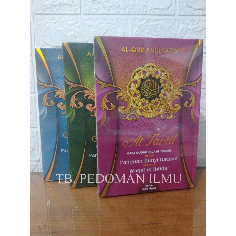 AlQuran At-Tartil Ukuran B5, Al-Quran Waqaf Ibtida Tajwid Warna