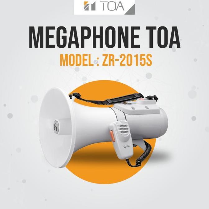 Megaphone Speaker Toa Speaker Demo Portable Model Zr-2015S