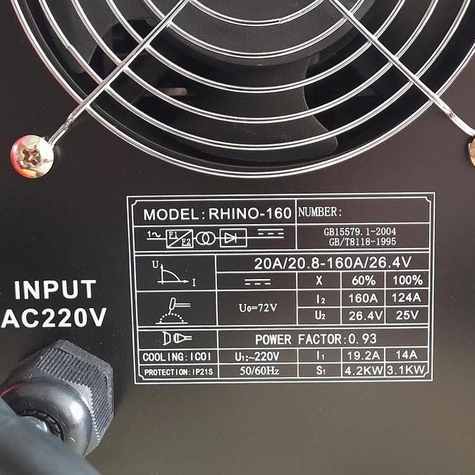 Mesin Las Rhino 900 Watt Bisa Pakai Listrik/Genset  Sale