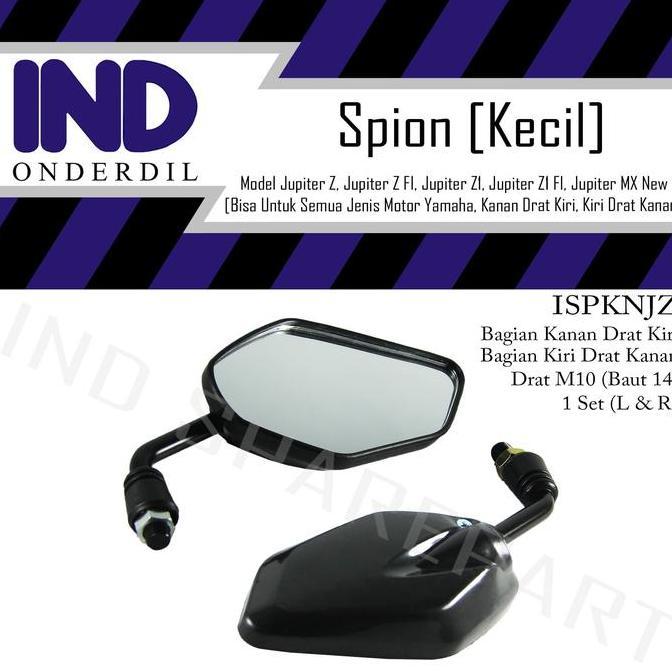 Spion-Kaca Kiri-Kanan Mini-Kecil Set Yamaha Jupiter Z FI/Mio M3-Z-S-J