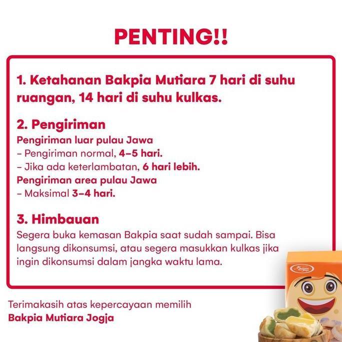[isi 10] - Bakpia Pathok Mutiara Jogja - Camilan & Roti Pastri