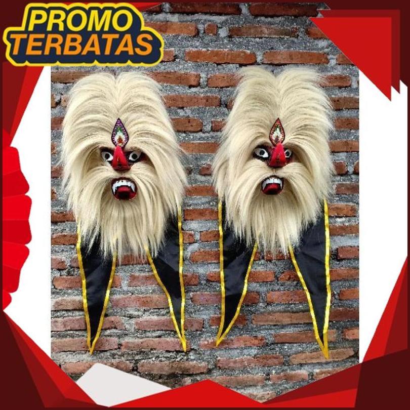 TOPENG BUJANG GANONG GANONGAN BARONGAN JUMANTORO ASLI PONOROGO PLIPIT KESENIAN MURAH - WAJAH MAINAN 