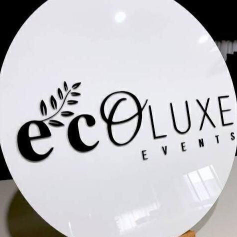 Papan nama toko bulat / Logo sign akrilik custom /tanpa lampu