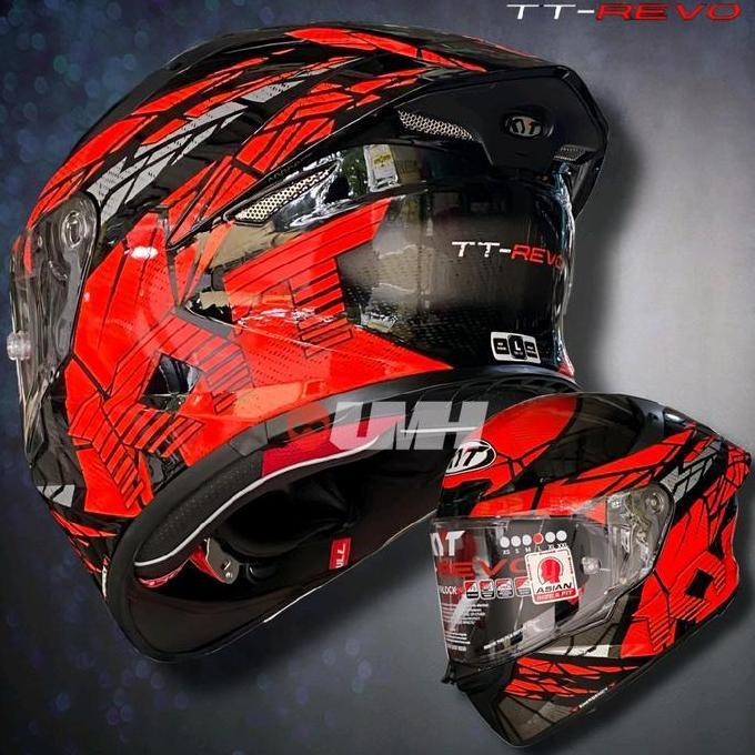 Helm fullf Kyt TT revo motof balap