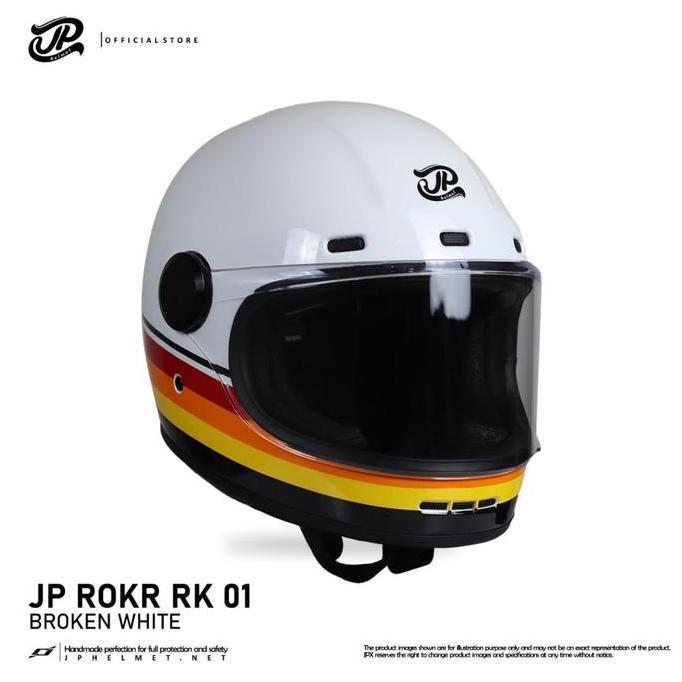 Helm Fullf Retro JP - Rokr Motif - Rokr RK 01