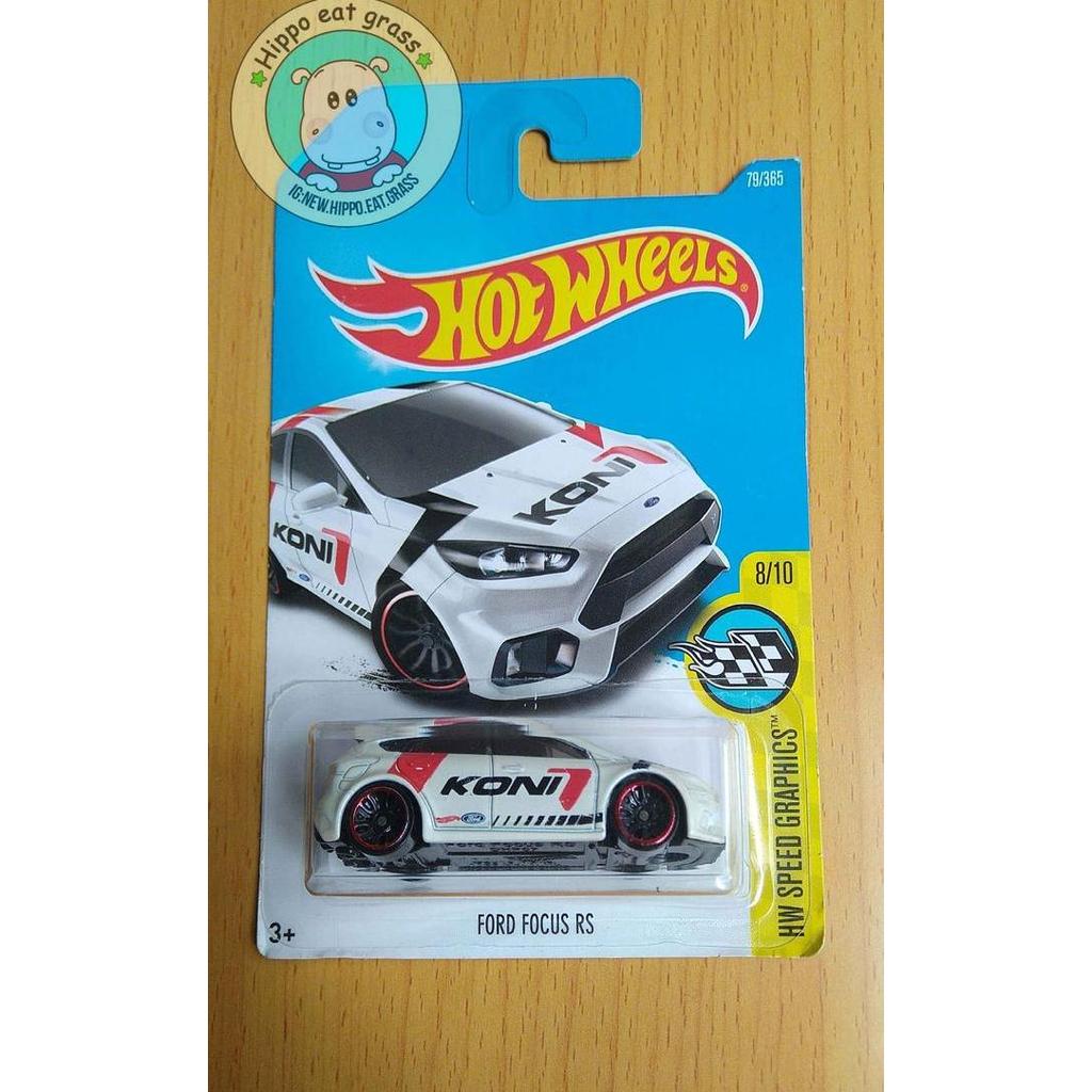 Hot Wheels Hotwheels Ford Focus RS Koni Putih