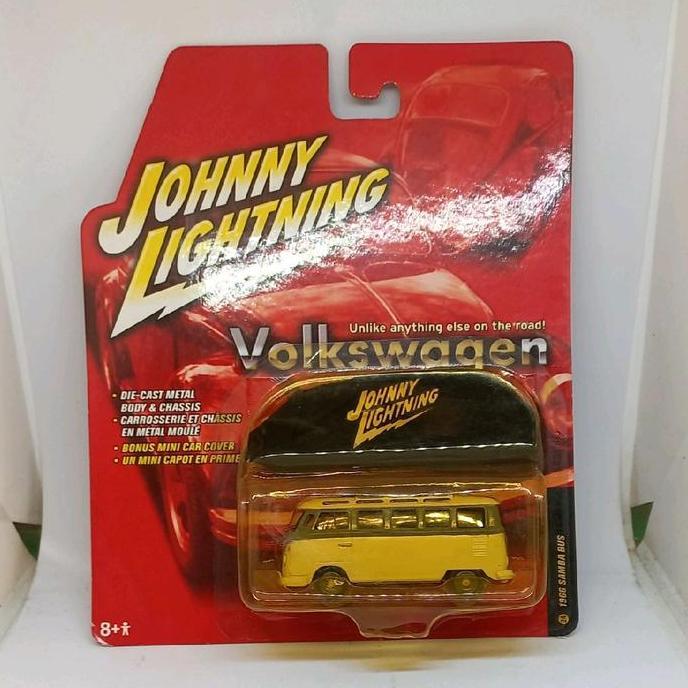 johnny lightning 1966 volkswagen t1 vw samba bus bonus mini car cover diecast 1/64 (s)