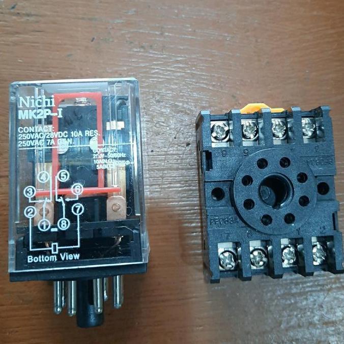 relay 220v 10a 8 pin kaki MURAH