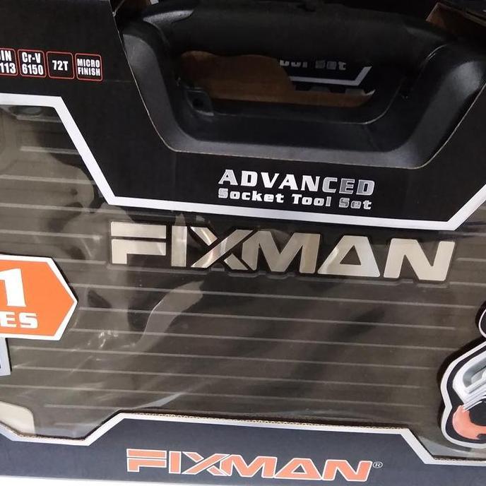 Promo Fixman Mechanical Tools Set Tools Box Type BT111 Diskon
