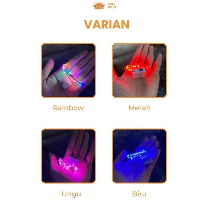 New- Lampu Layangan 2 meter - Lampu Layangan Kawat Baterai - Lampu Layang Layang Baterai - Lampu Lay