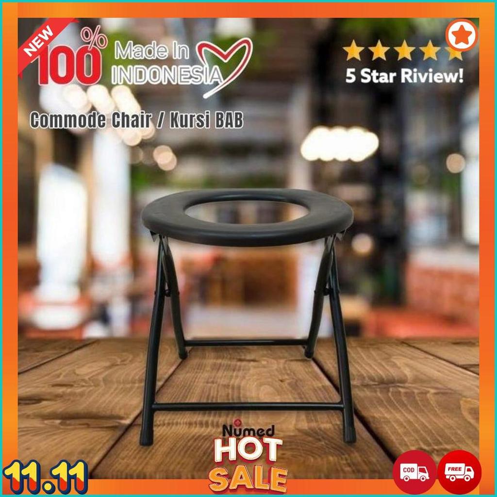 Kursi Toilet Duduk Portable Untuk Orang Tua Lansia & Wanita Hamil / Bangku Lipat Toilet Duduk Cod