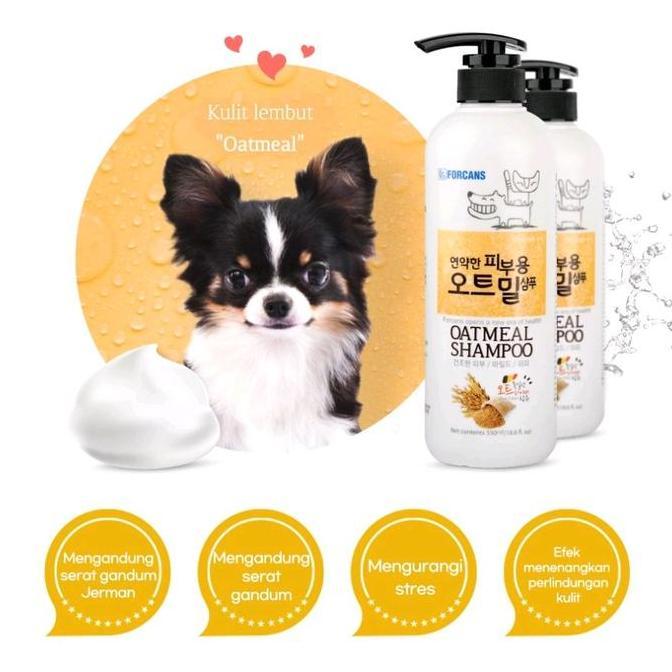 Forcans Oatmeal Shampoo 550ml - Shampoo Anjing Forbis