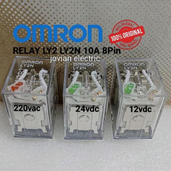 Relay Omron Ly2 Ly2n 220v 24v 12v 10a 8pin DISKON