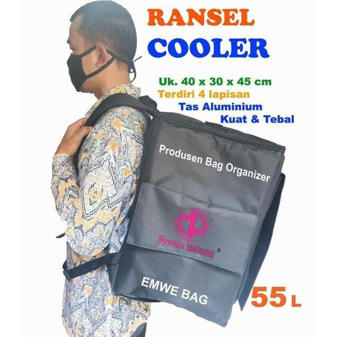 Tas Ransel Cooler Bag Delivery Kurir Aluminium Foil Box Motor