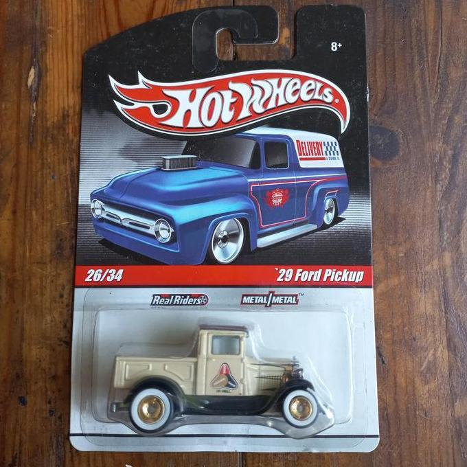 HOT WHEELS DELIVERY '29 FORD PICKUP REAL RIDERS SLICK RIDES (S)